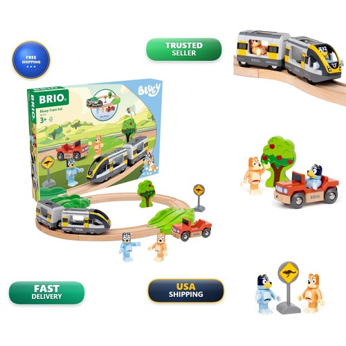 Brio world bluey treno set - bluey,